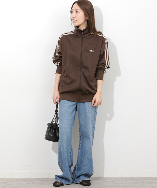 adidas（アディダス）の「《WEB/一部店舗限定》【adidas originals】FIREBIRD TT：ジャケット（その他アウター・レディース・ベージュ/ブラウン・MEDIUM/SMALL）」の3枚目の写真