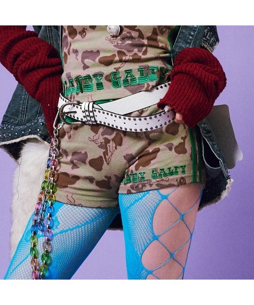 GALFY（ガルフィー）の「GALFY/ガルフィー/ハデカモショーパン（その他パンツ・レディース・カーキ/オレンジ/ベージュ/ピンク・M/S）」の3枚目の写真