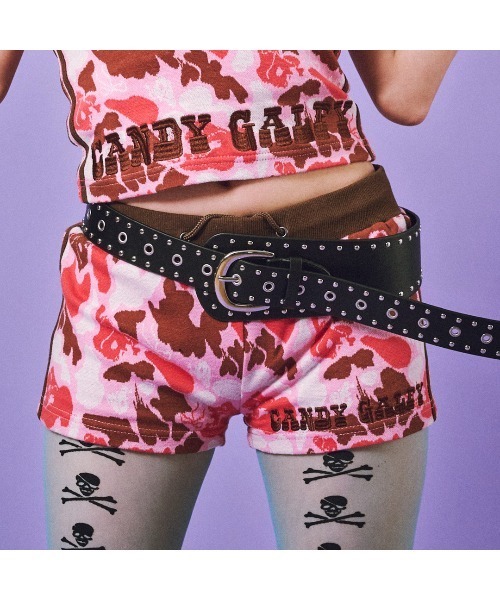 GALFY（ガルフィー）の「GALFY/ガルフィー/ハデカモショーパン（その他パンツ・レディース・カーキ/オレンジ/ベージュ/ピンク・M/S）」の4枚目の写真