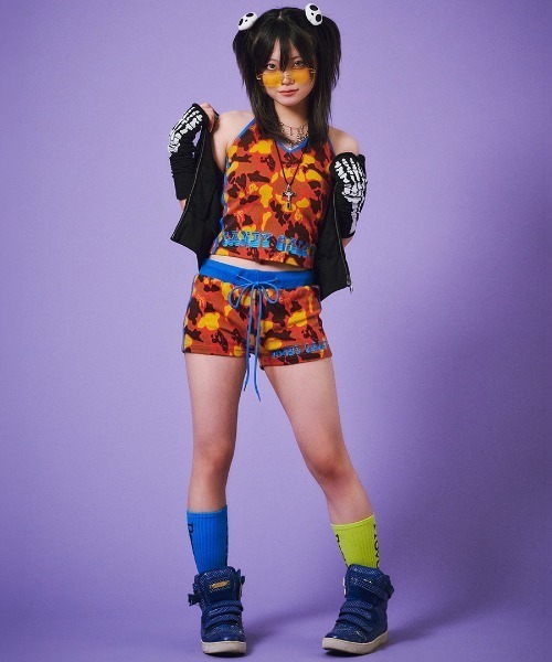 GALFY（ガルフィー）の「GALFY/ガルフィー/ハデカモショーパン（その他パンツ・レディース・カーキ/オレンジ/ベージュ/ピンク・M/S）」の14枚目の写真