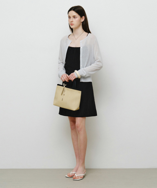 MONGDOL（モンドル）の「ストリングスリーブレスミニワンピースブラックMDOP055BLACK（ワンピース・レディース・その他・F）」の3枚目の写真