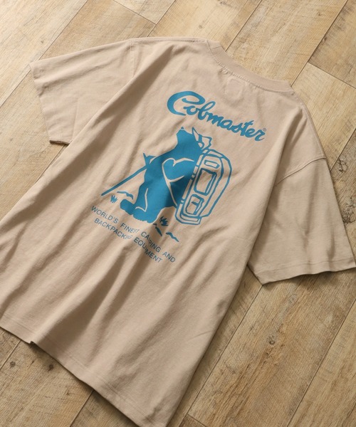 COBMASTER(コブマスター)の「【COBMASTER/コブマスター】バックプリント ベーシック 半袖Tシャツ(Tシャツ/カットソー・メンズ・ライラック/グレイッシュベージュ/ピンク/ブラック/セージグリーン/ホワイト・XL(42)/L(40)/M(38))」の4枚目の写真