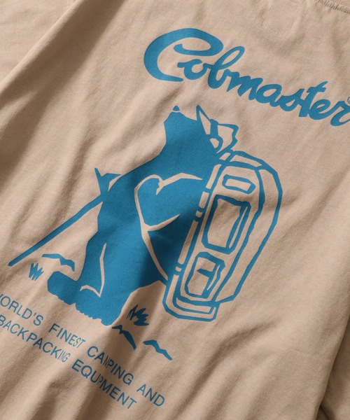 COBMASTER(コブマスター)の「【COBMASTER/コブマスター】バックプリント ベーシック 半袖Tシャツ(Tシャツ/カットソー・メンズ・ライラック/グレイッシュベージュ/ピンク/ブラック/セージグリーン/ホワイト・XL(42)/L(40)/M(38))」の14枚目の写真