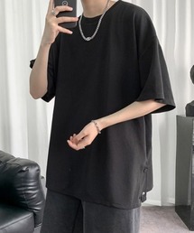 link lot（リンクロット）の「サイドスリットボタンオーバーサイズｔシャツ（Tシャツ/カットソー）」