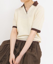 KBF | レイヤードライクニットシャツ(ニット/セーター)