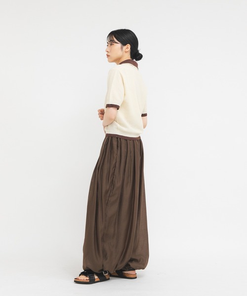 KBF（ケイビーエフ）の「レイヤードライクニットシャツ（ニット/セーター・レディース・ブラック系その他/イエロー系その他/レッド系その他・ONE）」の15枚目の写真