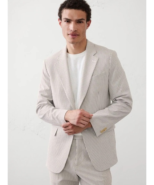 BANANA REPUBLIC FACTORY STORE シアサッカー スーツ ジャケット