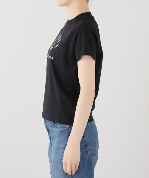 Carhartt WIP(カーハートダブリューアイピー)の「CARHARTT / カーハート ダブリューアイピー W' S/S HONEST WORK T-SHIRT(Tシャツ/カットソー・レディース・ホワイト/ブラック・SMALL)」の7枚目の写真