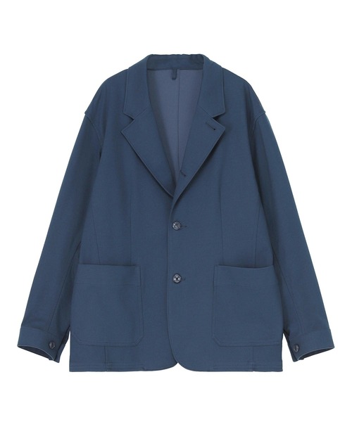 ZUCCa(ズッカ)の「(S)T/C WORK TWILL(テーラードジャケット・レディース・ブラック/ブルー・M size/X-LARGE)」の1枚目の写真