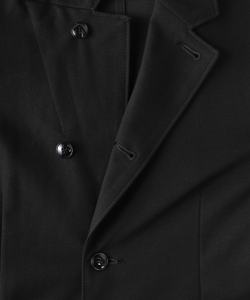 ZUCCa(ズッカ)の「(S)T/C WORK TWILL(テーラードジャケット・レディース・ブラック/ブルー・M size/X-LARGE)」の3枚目の写真