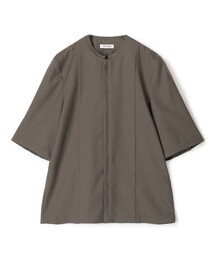 Super120'sウォッシャブルウール ハーフスリーブシャツ