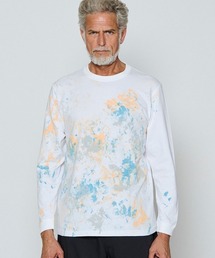 mlt5695-Abstract paint L-S Tee ロングスリーブTシャツ(CT2611)