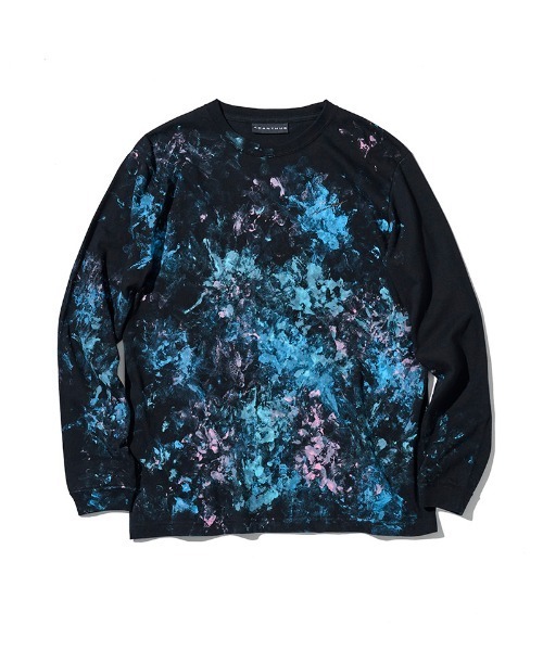 ACANTHUS(アカンサス)の「mlt5695-Abstract paint L-S Tee ロングスリーブTシャツ(CT2611)(Tシャツ/カットソー・メンズ・ブラック/ホワイト・XL/L/M/S)」の10枚目の写真