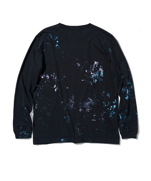 ACANTHUS(アカンサス)の「mlt5695-Abstract paint L-S Tee ロングスリーブTシャツ(CT2611)(Tシャツ/カットソー・メンズ・ブラック/ホワイト・XL/L/M/S)」の11枚目の写真