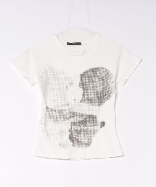 Ritzy(リッツィー)の「フォトプリントコンパクトTシャツ(Tシャツ/カットソー・レディース・ホワイト/グレー・L/M/S/XL)」の6枚目の写真