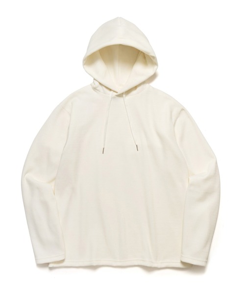 MR.OLIVE（ミスターオリーブ）の「HEAT THERMAL / STANDARD PULLOVER HOODIE /M263135（パーカー・メンズ・オフホワイト/ブラック・LARGE/MEDIUM）」の10枚目の写真