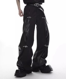 Dark veil structure ワイドレイヤードパンツ