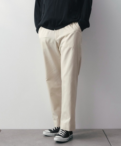 THE TOKYO(ザトウキョウ)の「【SILKα/シルクアルファ】SILK α Chino Trouther(チノパンツ・メンズ・ライトベージュ/ベージュ・48/46)」の1枚目の写真