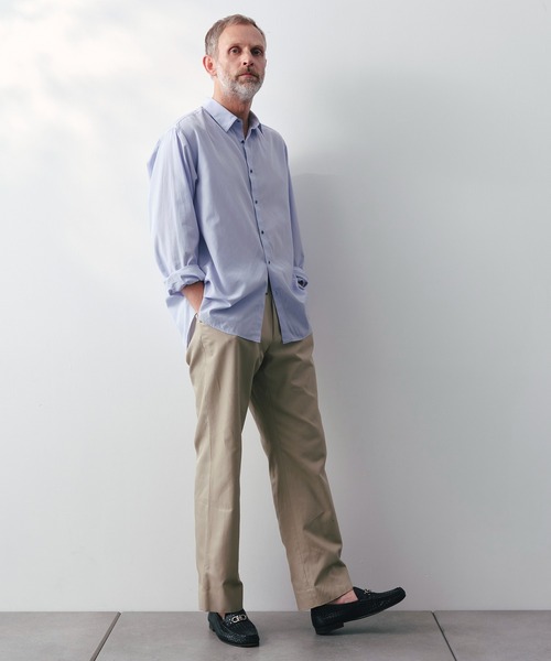 THE TOKYO(ザトウキョウ)の「【SILKα/シルクアルファ】SILK α Chino Trouther(チノパンツ・メンズ・ライトベージュ/ベージュ・48/46)」の3枚目の写真