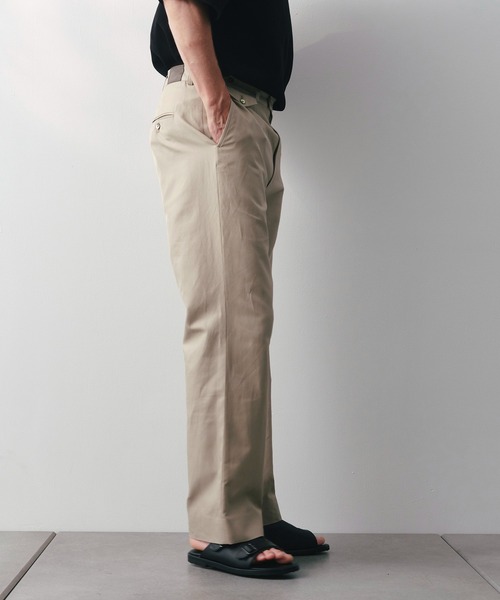 THE TOKYO(ザトウキョウ)の「【SILKα/シルクアルファ】SILK α Chino Trouther(チノパンツ・メンズ・ライトベージュ/ベージュ・48/46)」の8枚目の写真