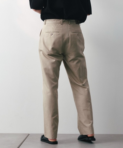 THE TOKYO(ザトウキョウ)の「【SILKα/シルクアルファ】SILK α Chino Trouther(チノパンツ・メンズ・ライトベージュ/ベージュ・48/46)」の9枚目の写真