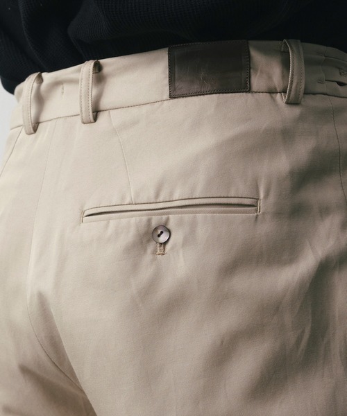 THE TOKYO(ザトウキョウ)の「【SILKα/シルクアルファ】SILK α Chino Trouther(チノパンツ・メンズ・ライトベージュ/ベージュ・48/46)」の11枚目の写真