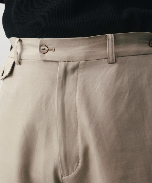 THE TOKYO(ザトウキョウ)の「【SILKα/シルクアルファ】SILK α Chino Trouther(チノパンツ・メンズ・ライトベージュ/ベージュ・48/46)」の12枚目の写真