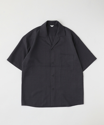 417 EDIFICE | DRY MELANGE オープンカラーシャツ(シャツ/ブラウス)