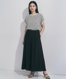 【WEB限定カラー】ヴィンテージシアー ギャザーワイドパンツ