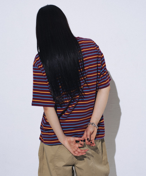 WKNDRS(ウィーキャンドース)の「STRIPED T-SHIRT (RED)(Tシャツ/カットソー・レディース・その他・SMALL/MEDIUM/LARGE/X-LARGE)」の6枚目の写真