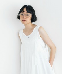 《natural by clip》ワンポイント刺繍タンク