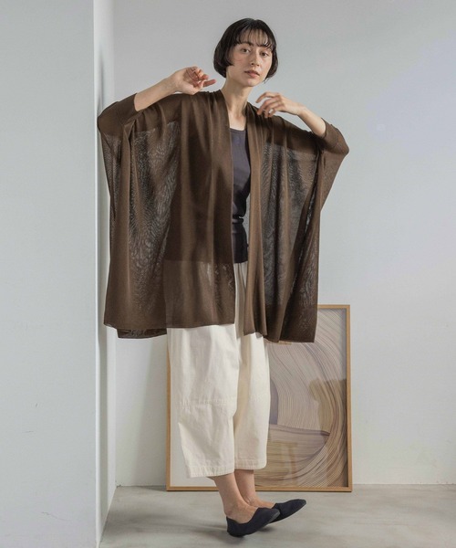 studio CLIP（スタディオクリップ）の「《natural by clip》ワンポイント刺繍タンク（タンクトップ・レディース・ブラウン/ピンク/オフホワイト・FREE）」の6枚目の写真