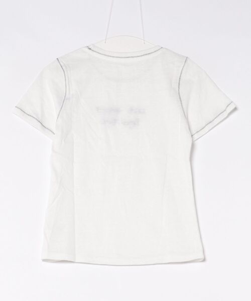 gossara(ゴサラ)の「【さりげない存在感】シアー手書きロゴT(Tシャツ/カットソー・レディース・ホワイト/グレー・FREE)」の21枚目の写真
