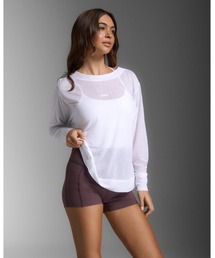 ツータイムズユー【2XU】 -長袖Tシャツ【ロングスリーブ】 【RELIGHT LONG SLEEVE WR7282A-WHT/BLK】