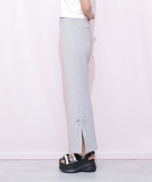JILL by JILL STUART(ジルバイジルスチュアート)の「<RIBBONシリーズ>フレアパンツ(その他パンツ・レディース・グレー/ブラック・FREE)」の10枚目の写真