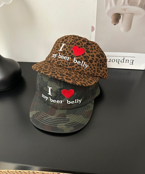 LA VORAGINE（ラ ヴォラジネ）の「Love logo embroidery cap（キャップ・レディース・BROWN/KHAKI・FREE）」の5枚目の写真