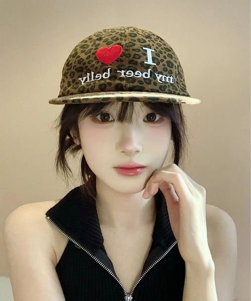 LA VORAGINE（ラ ヴォラジネ）の「Love logo embroidery cap（キャップ・レディース・BROWN/KHAKI・FREE）」の21枚目の写真