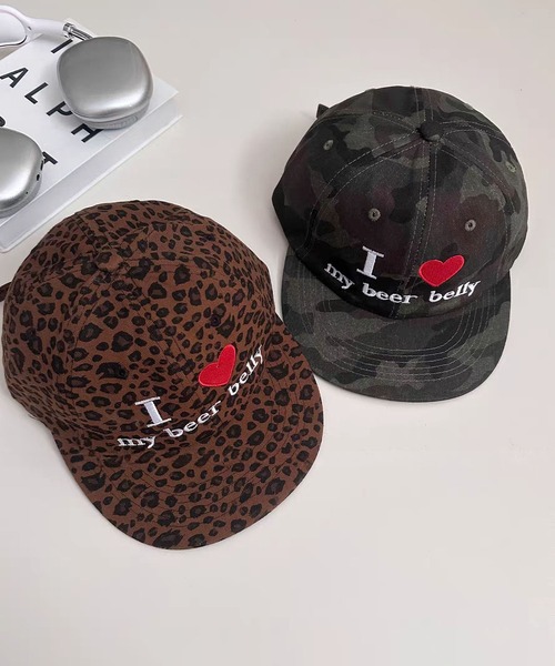 LA VORAGINE（ラ ヴォラジネ）の「Love logo embroidery cap（キャップ・レディース・BROWN/KHAKI・FREE）」の3枚目の写真