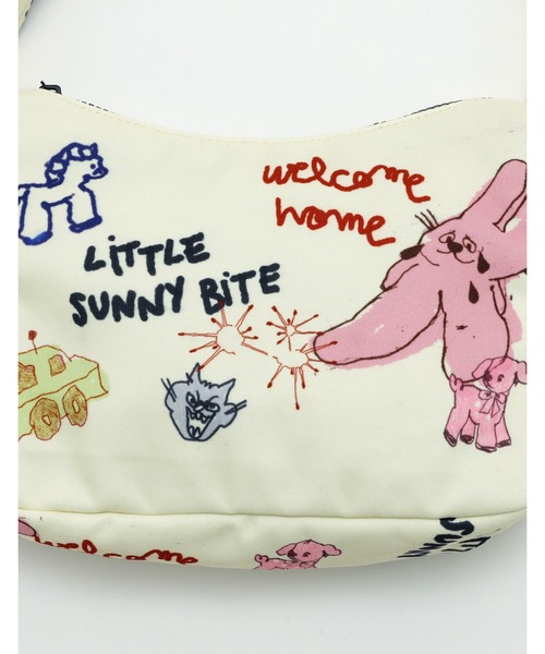 Little sunny bite(リトルサニーバイト)の「little sunny bite x Paula Grenouille doodle bag(ショルダーバッグ・レディース・ピンク/ブルー/イエロー・FREE)」の22枚目の写真