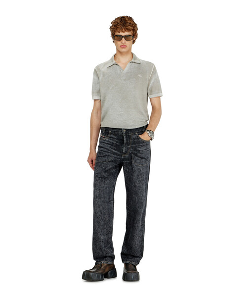 DIESEL(ディーゼル)の「メンズ ポロニット K-LAWRIE(ニット/セーター・メンズ・ブラウン系その他/ブラック・X-LARGE/SMALL/LARGE/MEDIUM/XX-LARGE)」の3枚目の写真
