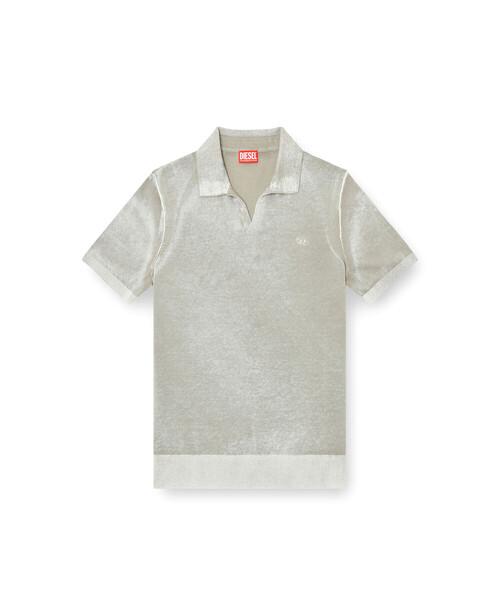 DIESEL(ディーゼル)の「メンズ ポロニット K-LAWRIE(ニット/セーター・メンズ・ブラウン系その他/ブラック・X-LARGE/SMALL/LARGE/MEDIUM/XX-LARGE)」の4枚目の写真