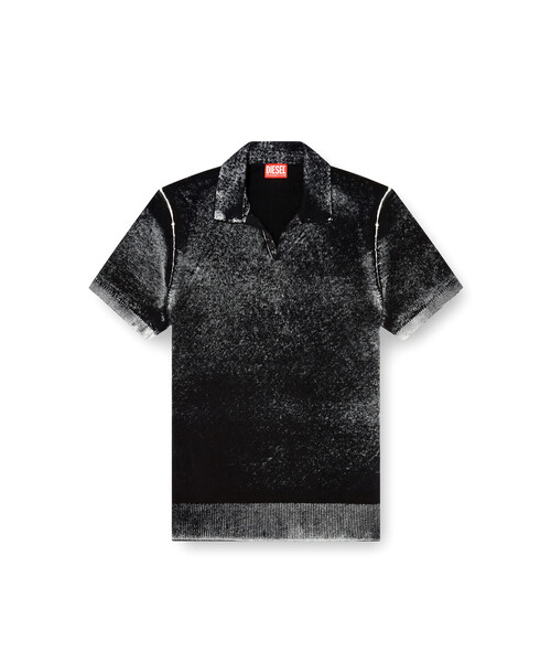 DIESEL(ディーゼル)の「メンズ ポロニット K-LAWRIE(ニット/セーター・メンズ・ブラウン系その他/ブラック・X-LARGE/SMALL/LARGE/MEDIUM/XX-LARGE)」の9枚目の写真