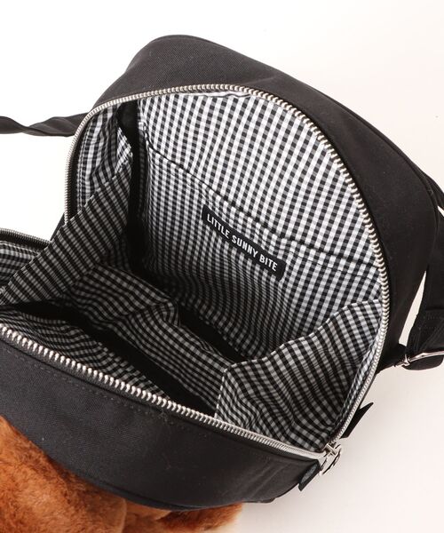 Little sunny bite(リトルサニーバイト)の「littlesunnybite/リトルサニーバイト/bear shoulder bag(ショルダーバッグ・レディース・ブラック/ピンク・F)」の6枚目の写真