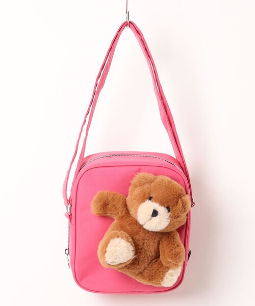 Little sunny bite(リトルサニーバイト)の「littlesunnybite/リトルサニーバイト/bear shoulder bag(ショルダーバッグ・レディース・ブラック/ピンク・F)」の7枚目の写真