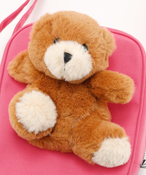 Little sunny bite(リトルサニーバイト)の「littlesunnybite/リトルサニーバイト/bear shoulder bag(ショルダーバッグ・レディース・ブラック/ピンク・F)」の9枚目の写真