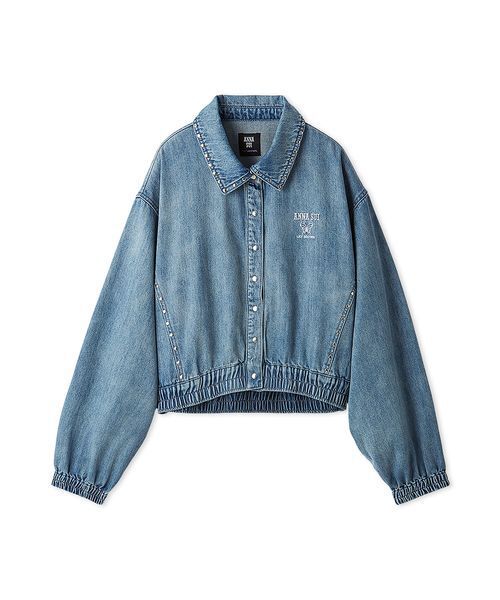 LILY BROWN（リリーブラウン）の「【LILY BROWN×ANNA SUI】スタッズデニムシャツブルゾン（ブルゾン・レディース・ピンク/その他/ライトブルー・F）」の19枚目の写真