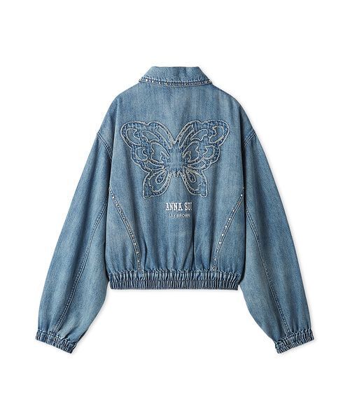 LILY BROWN（リリーブラウン）の「【LILY BROWN×ANNA SUI】スタッズデニムシャツブルゾン（ブルゾン・レディース・ピンク/その他/ライトブルー・F）」の20枚目の写真