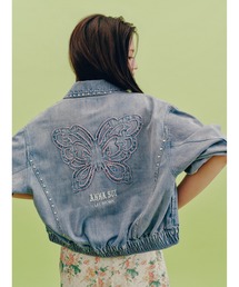 LILY BROWN | 【LILY BROWN×ANNA SUI】スタッズデニムシャツブルゾン(ブルゾン)