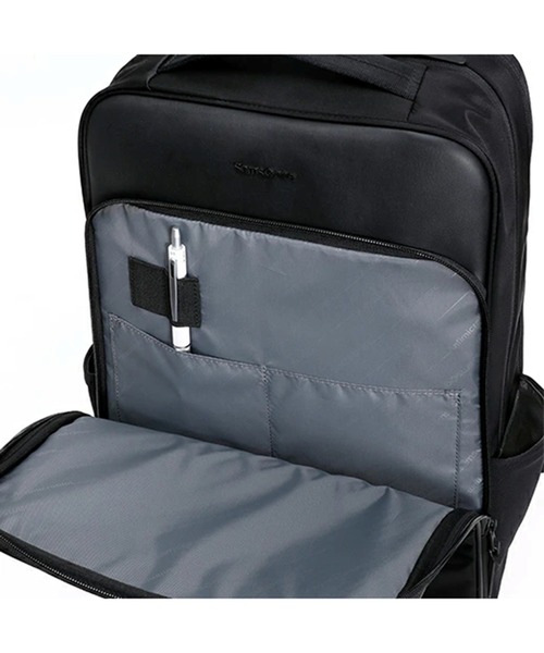 Samsonite(サムソナイト)の「サムソナイト FLYZ-LITE 2 バックパックL エキスパンダブル ブラック(バックパック/リュック・キッズ・ブラック・ONE SIZE)」の2枚目の写真