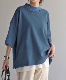 UVカット × 接触冷感 モックネックTシャツ